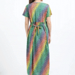 Zipless Breastfeeding Dress – Rainbow Design