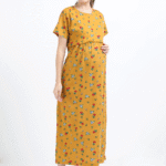 Zipless Nursing Dress with Back Knot