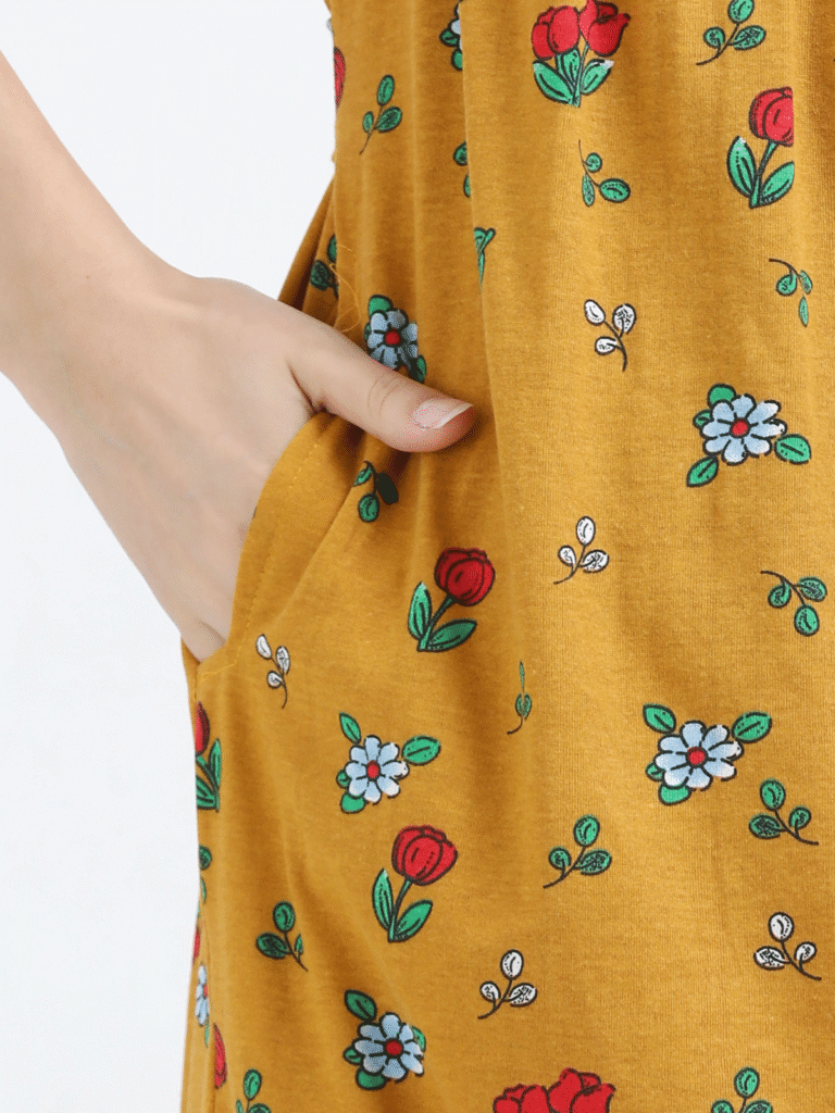 Zipless Nursing Dress with Back Knot
