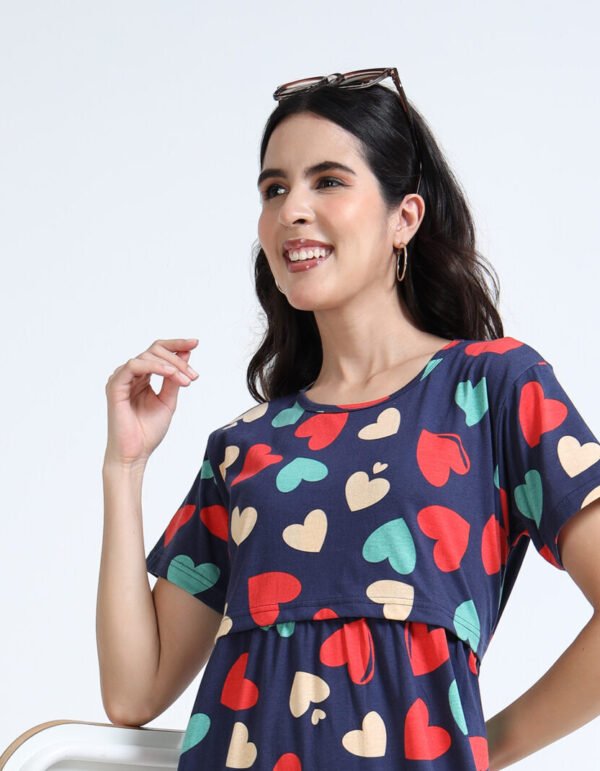 NH Zipless Maternity Feeding Dress
