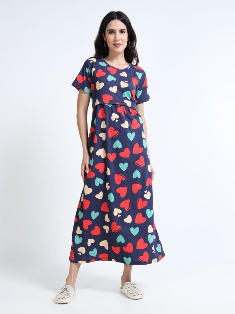 Zipless Maternity Feeding Dress