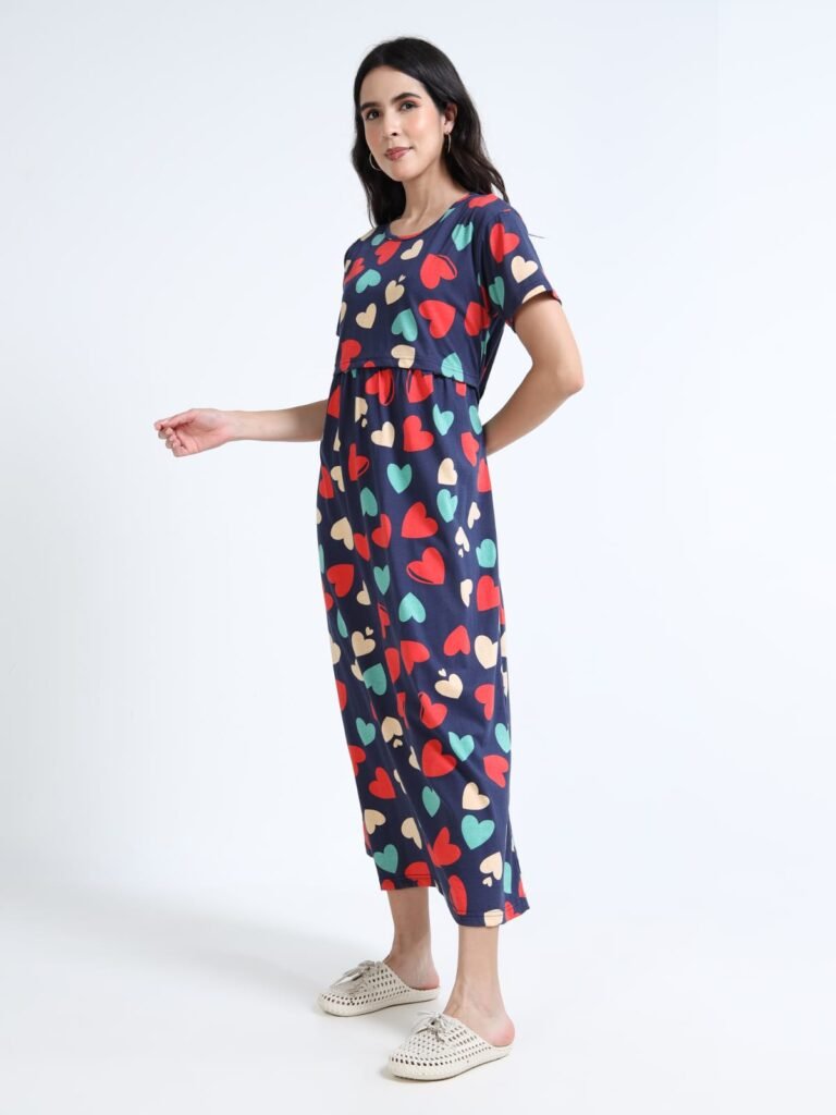 Zipless Maternity Feeding Dress