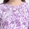 Purple Tie-Dye Maternity & Nursing Maxi Dress for Women