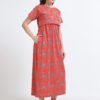 Maternity & Nursing Maxi Dress for Women | Feeding Friendly | Soft Cotton-Blend | Zipless Comfort Fit