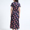 Ice Cream Print Zipless Maternity & Feeding Dress for Women