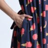 Ice Cream Print Zipless Maternity & Feeding Dress for Women