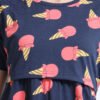 Ice Cream Print Zipless Maternity & Feeding Dress for Women