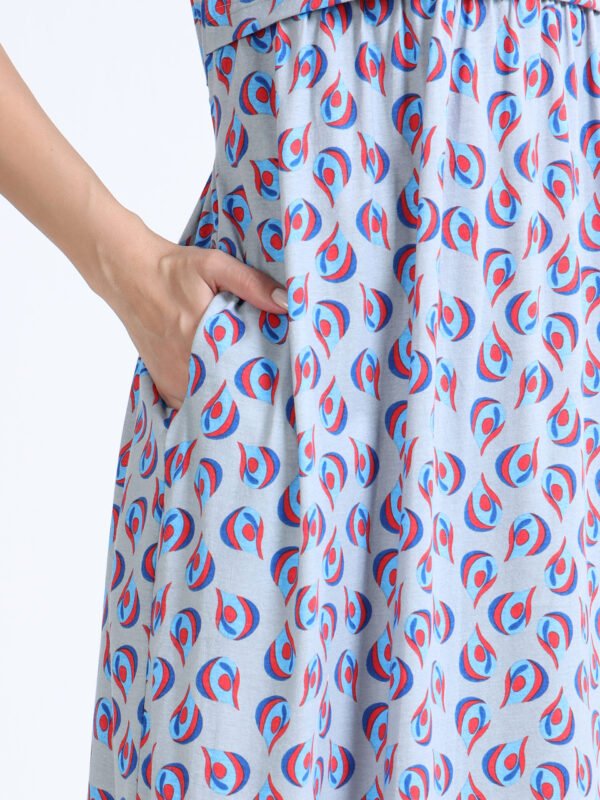 Women Zipless Feeding Maternity Dress