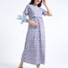 Women Zipless Feeding Maternity Dress