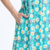 Women Zipless Feeding Maternity Dress with Pocket