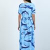 Dolphin Print Pregnancy Dress