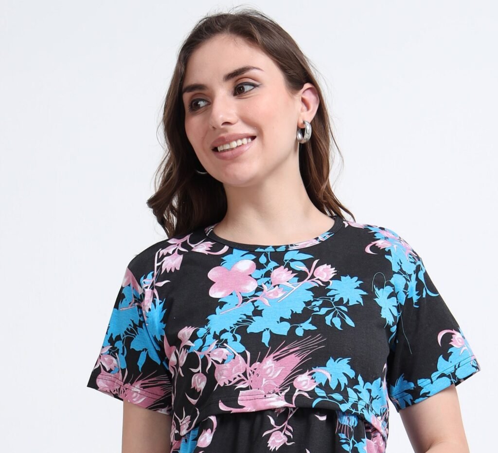 Zipless Maternity Maxi Dress