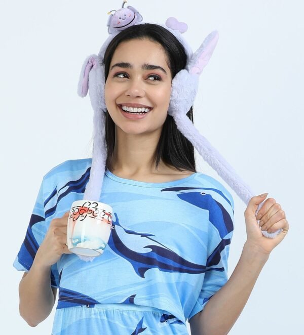 Dolphin Print Pregnancy Dress