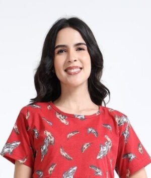 BARBET Women’s Maternity & Feeding Maxi Dress – Soft Cotton Printed Nursing Dress