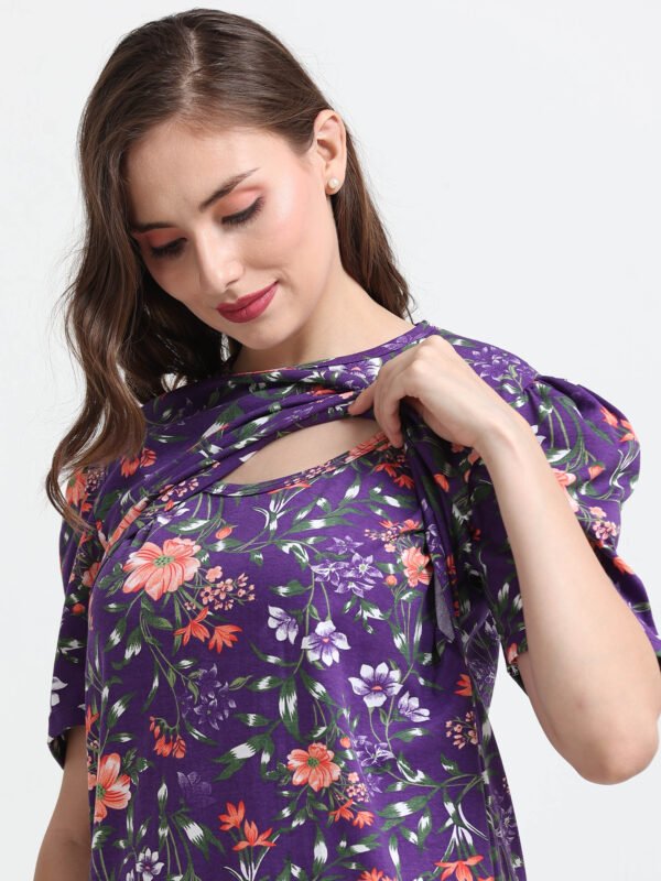 Cotton Maternity Feeding Co-ord Night Suit