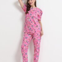Pregnancy & Feeding Night Suit for Women