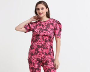 Maternity Feeding Nightwear T-Shirt & Pyjama Set