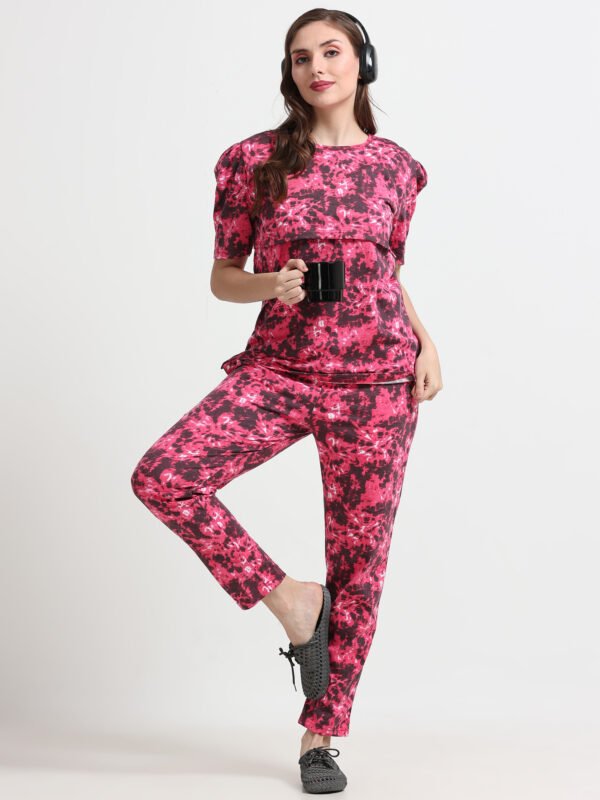 Maternity Feeding Nightwear T-Shirt & Pyjama Set