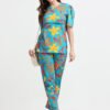 Women Printed Nursing Night Suit for Feeding Mothers