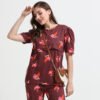 Women Cotton Nursing T-Shirt & Pyjama Night Suit
