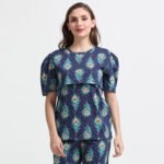 Women Cotton Maternity Feeding Night Suit Set