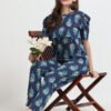 Women Cotton Maternity Feeding Night Suit Set
