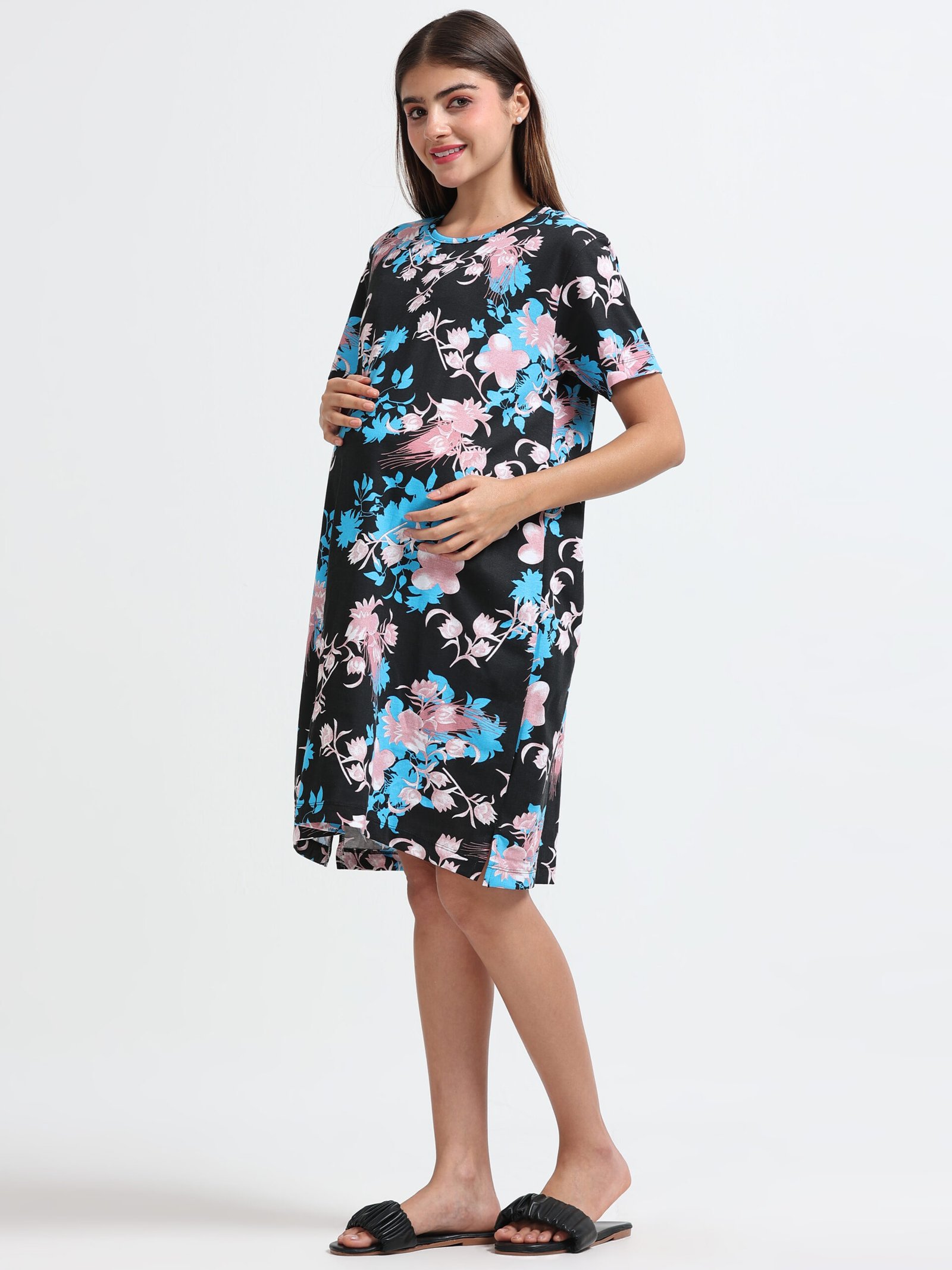 Long Polo — Relaxed fit maternity polo shirts