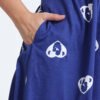Royal Blue Heart Print Zipless Feeding Maxi Top
