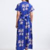 Women’s Zipless Feeding Blue Floral Print Nighty
