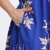 Women’s Zipless Feeding Blue Floral Print Nighty