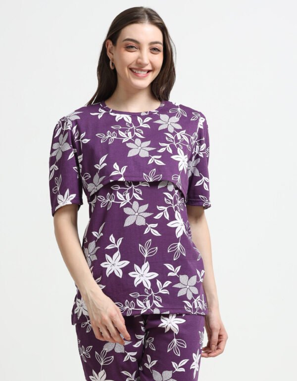 Women’s Comfortable Feeding Night Suit Set