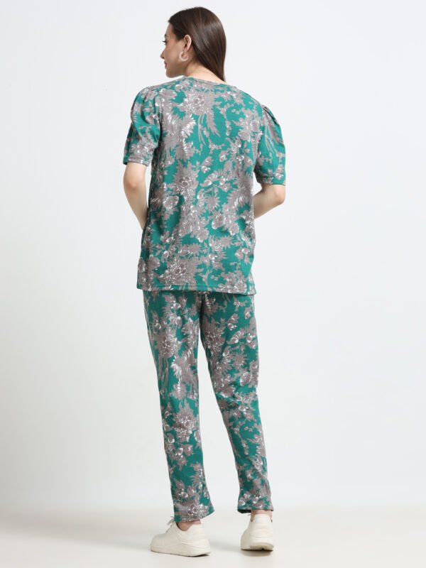 Barbet Women Cotton Maternity Feeding Night Suit Set