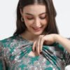 Barbet Women Cotton Maternity Feeding Night Suit Set