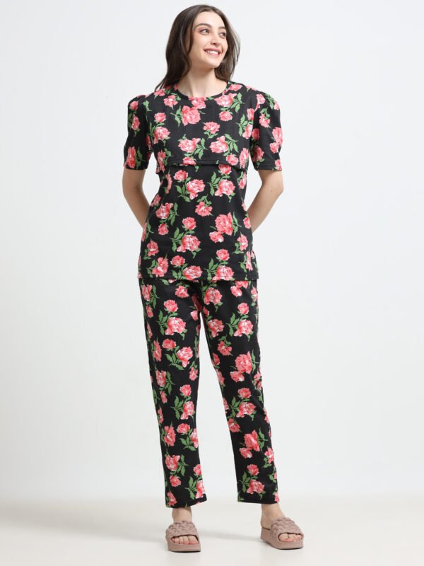 Barbet Maternity Feeding Nightwear T-Shirt & Pyjama Set