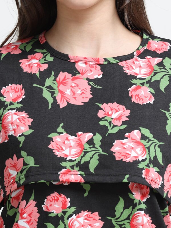 Barbet Maternity Feeding Nightwear T-Shirt & Pyjama Set