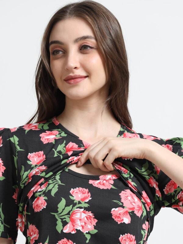 Barbet Maternity Feeding Nightwear T-Shirt & Pyjama Set