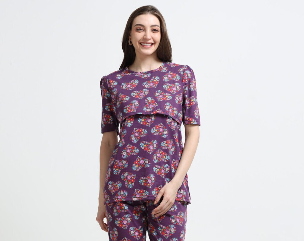 Maternity Nursing Nightwear Lounge Set