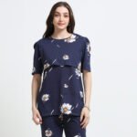 Cotton Maternity Feeding Co-ord Night Suit