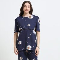 Cotton Maternity Feeding Co-ord Night Suit