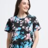 Women’s Casual Floral Print Short Sleeve Long Polo Dress