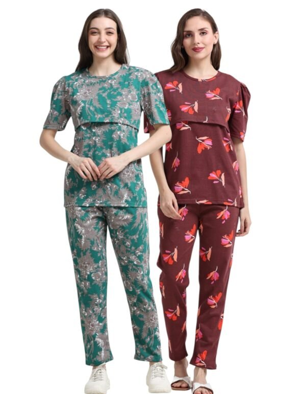 ZIPLESS FEEDING CO-ORD SET COMBO OF 2