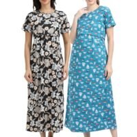 BLACKFLOWER-BOAT.jpeg ZIPLESS MATERNITY MAXI-COMBO OF 2