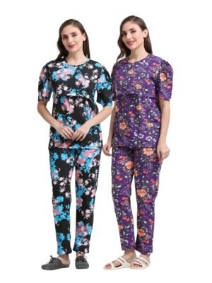 ZIPLESS FEEDING CO-ORD SET COMBO OF 2