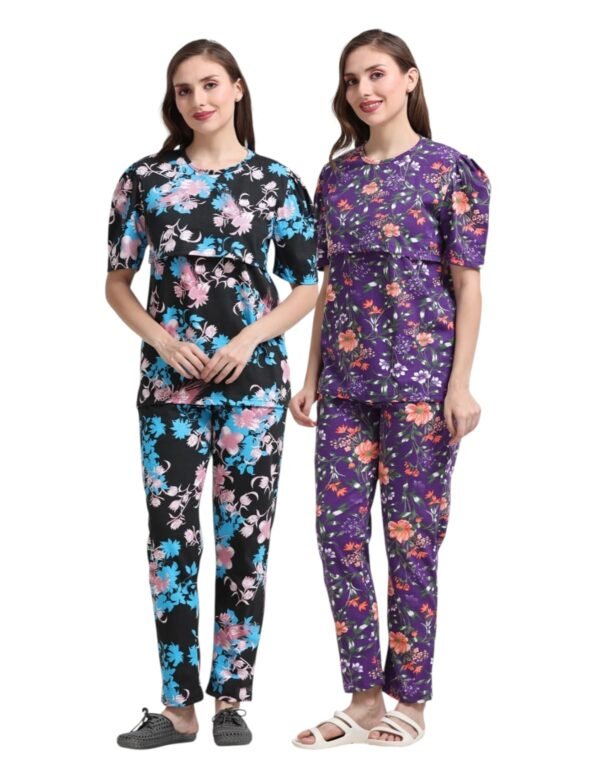 BLILLY-VIOLETFLOWER.jpeg ZIPLESS FEEDING CO-ORD SET COMBO OF 2