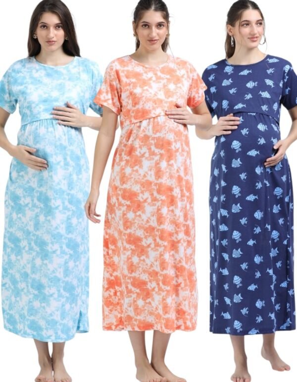 BLUEDD-FISH-ORANGEDD.jpeg ZIPLESS MATERNITY MAXI-COMBO OF 3