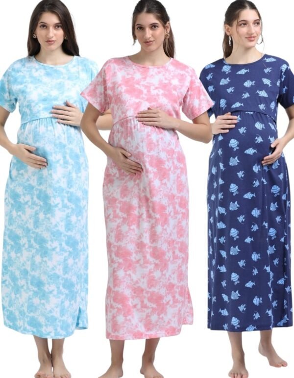 BLUEDD-FISH-PINKDD.jpeg ZIPLESS MATERNITY MAXI-COMBO OF 3