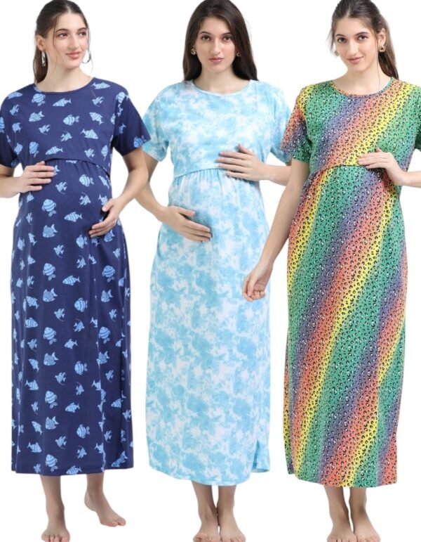 BLUEDD-FISH-RAIN.jpeg ZIPLESS MATERNITY MAXI-COMBO OF 3