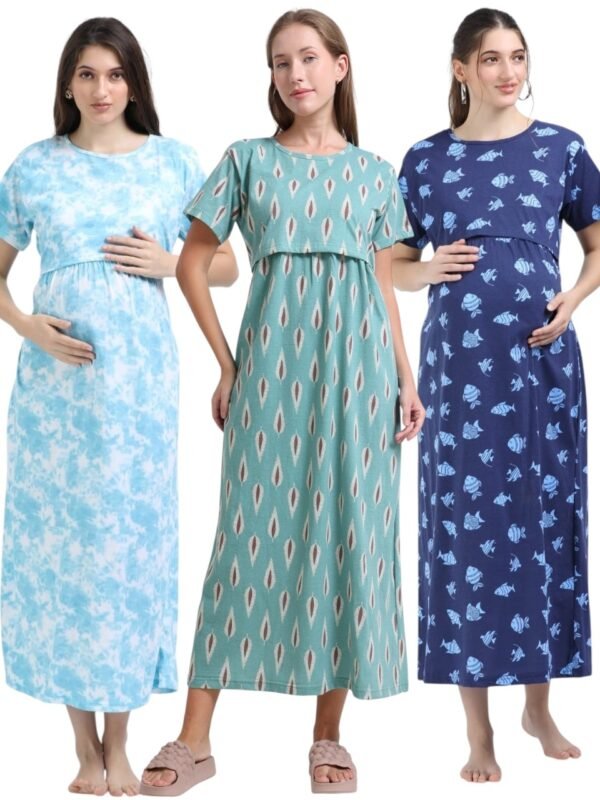 BLUEDD-FISH-VEL.jpeg ZIPLESS MATERNITY MAXI-COMBO OF 3