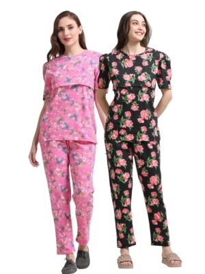 ZIPLESS FEEDING CO-ORD SET COMBO OF 2