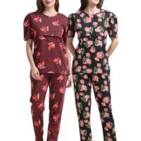 ZIPLESS FEEDING CO-ORD SET COMBO OF 2